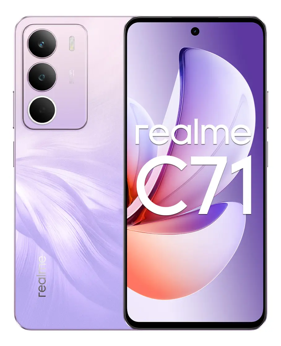 Smartphone Realme C71 4G 256GB 8GB RAM Dual SIM NFC Tela 6.67" - Roxo
