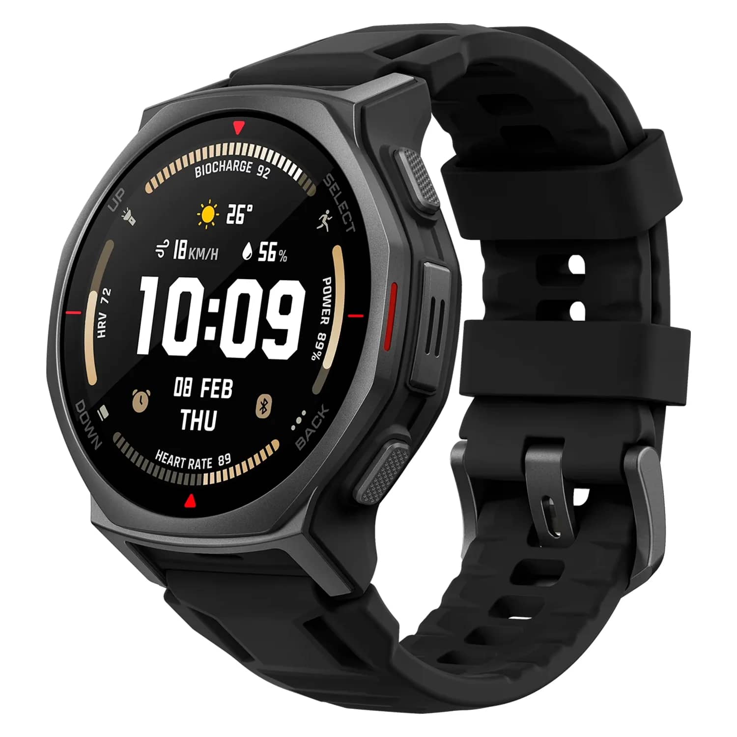 Smartwatch Amazfit T-Rex 3 Pro 44mm - Preto