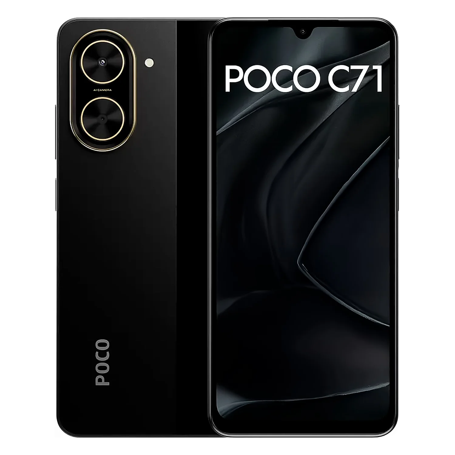 Smartphone Xiaomi Poco C71 64GB 3GB RAM Dual SIM Tela 6.88" - Preto