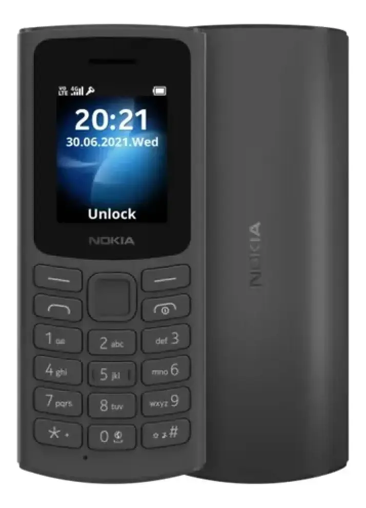 Celular Para Idosos Nokia 105 4G Dual Preto