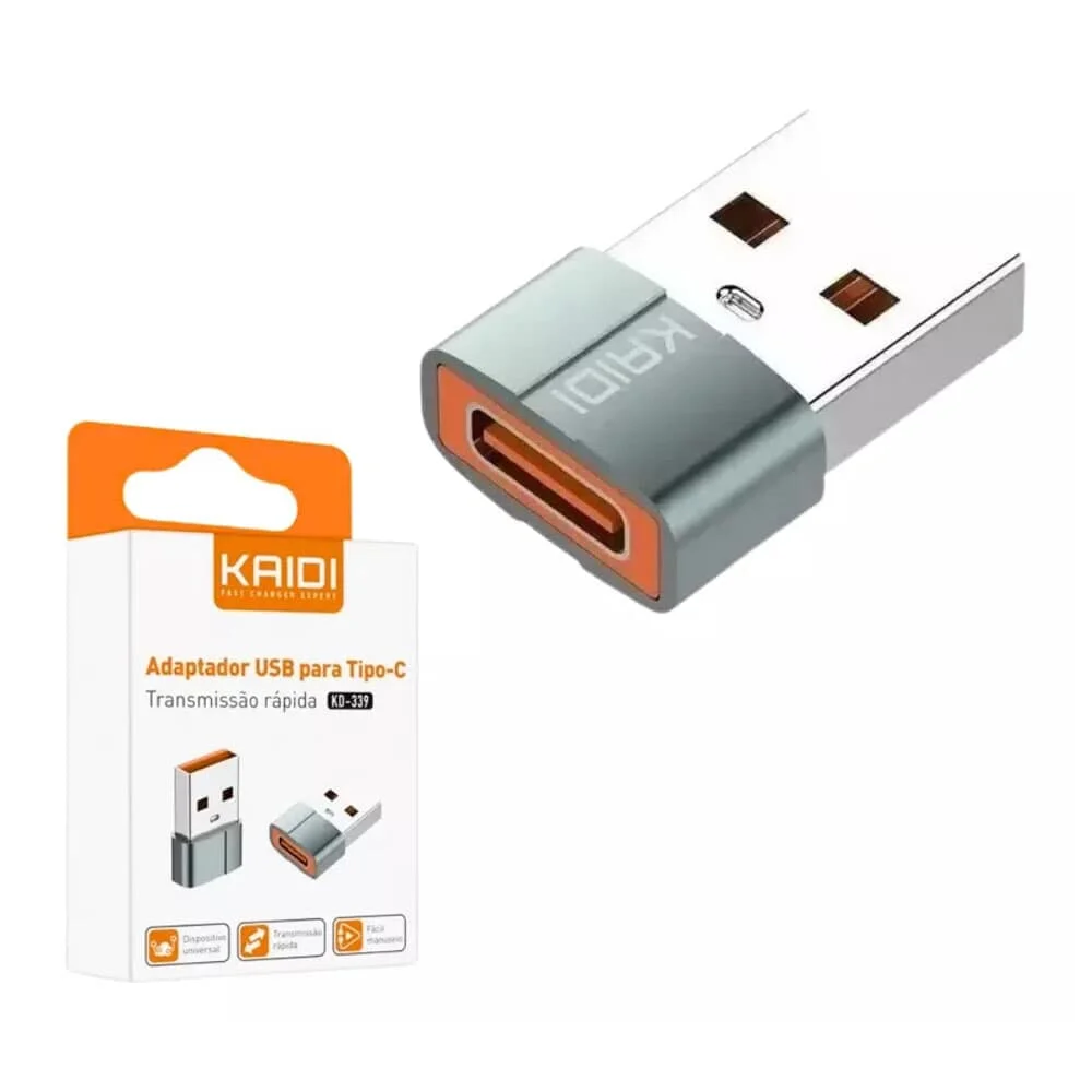 Adaptador USB Para Tipo-c Kaidi Kd-339