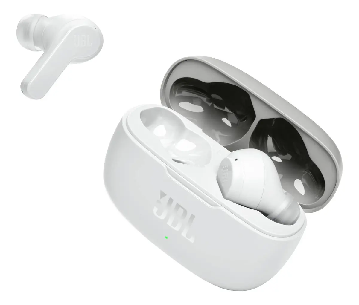 Fone De Ouvido Bluetooth Sem Fio Jbl Wave 200 Tws Branco