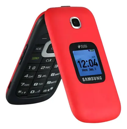 Celular Para Idosos 4G Samsung B311V Vermelho