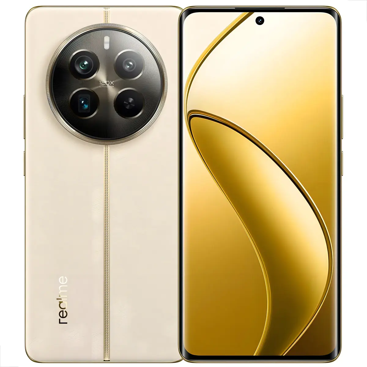 Smartphone Realme 12 Pro+ Plus 5G 512GB 12GB RAM Dual SIM Tela 6.73" - Bege