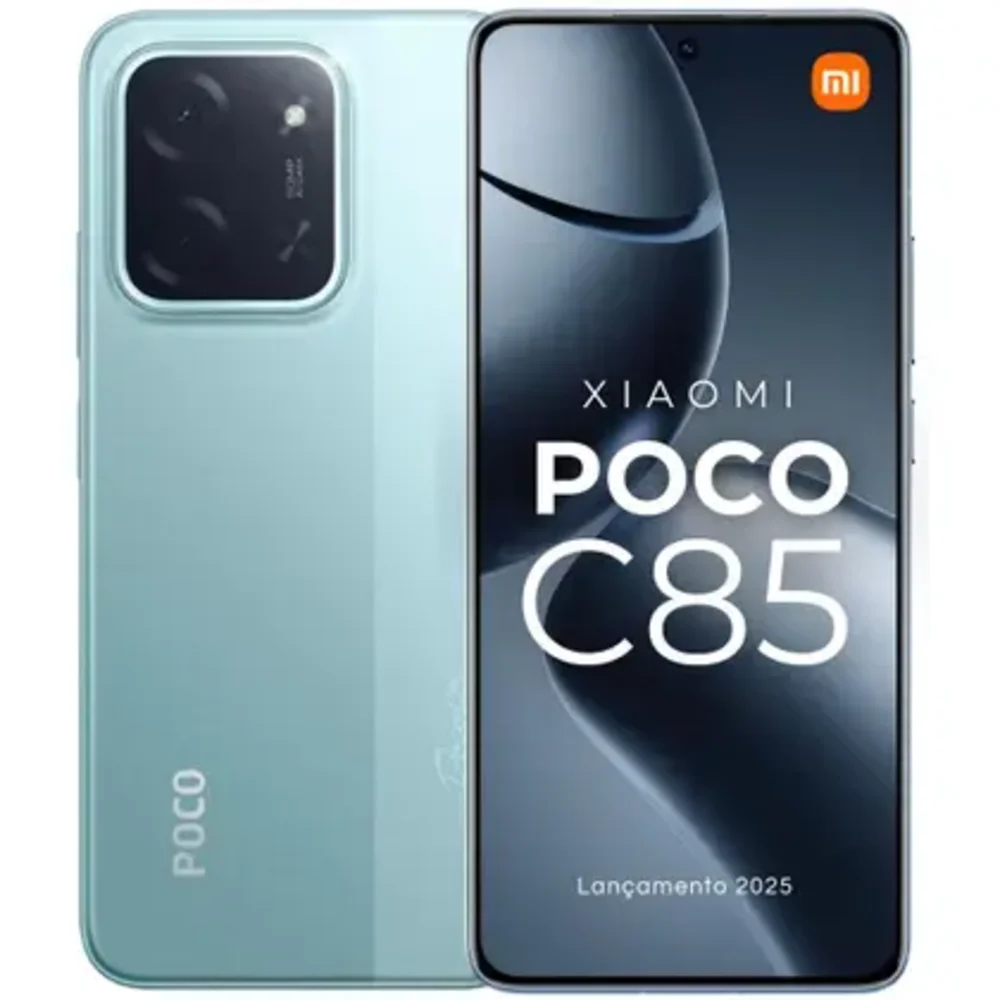 Smartphone Xiaomi Poco C85 256GB 8GB RAM Dual SIM Tela 6.9" - Verde