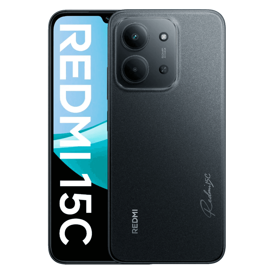 Smartphone Xiaomi Redmi 15C 256GB 8GB RAM Dual SIM Tela 6.9" - Preto