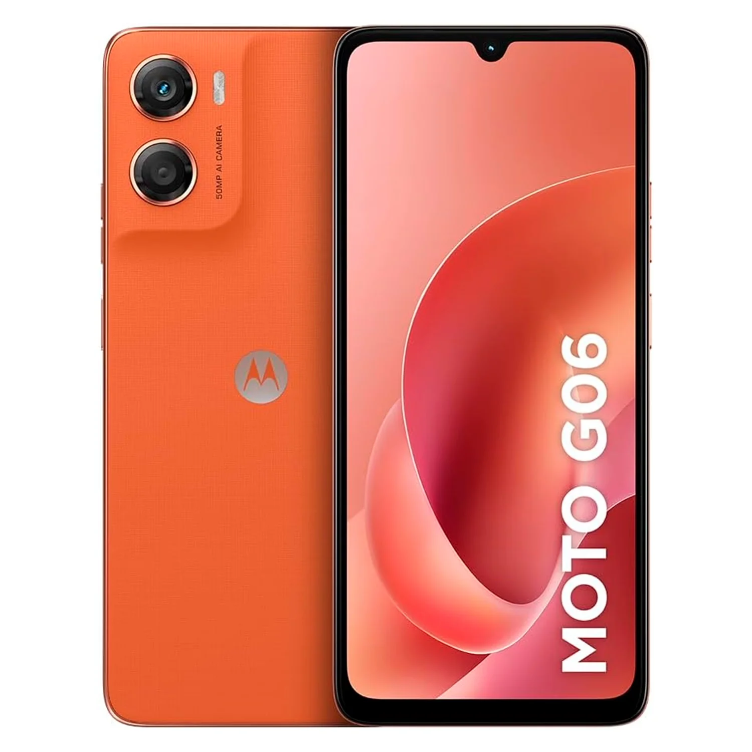 Smartphone Motorola Moto G06 64GB 4GB RAM XT-2535-2 Dual SIM Tela 6.88" - Laranja